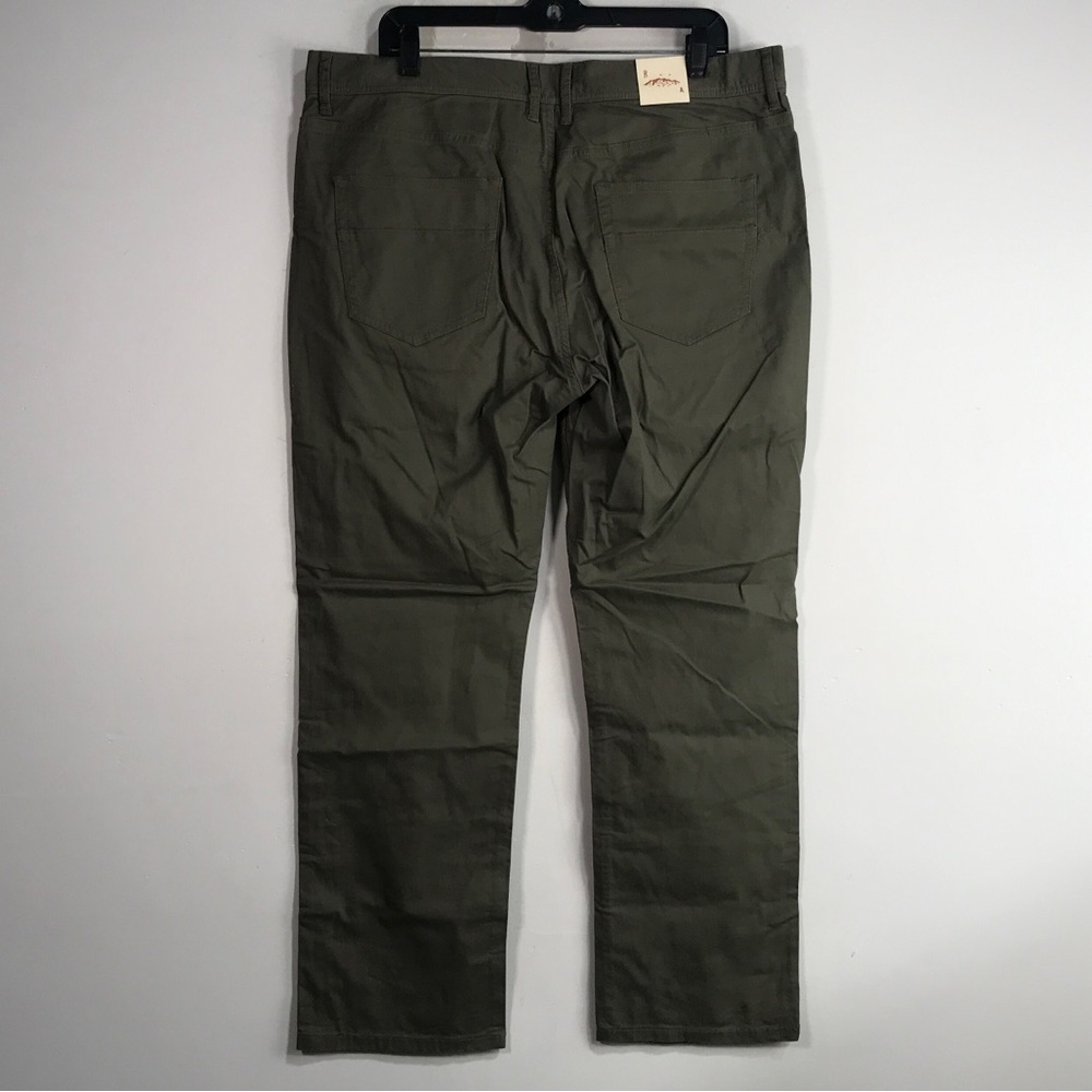 Red Ale by Alesbury Straight Fit Pant, Size 36 x 30 - Green Men's - Picture 2 of 9